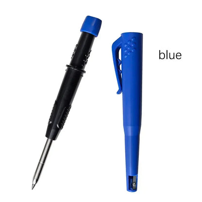 2-in-1 Solid Carpenter Pencil with Built-In Sharpener