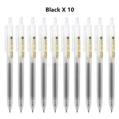 Retractable Gel Pens - 0.5mm Ballpoint Pens