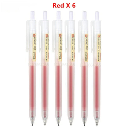 Retractable Gel Pens - 0.5mm Ballpoint Pens