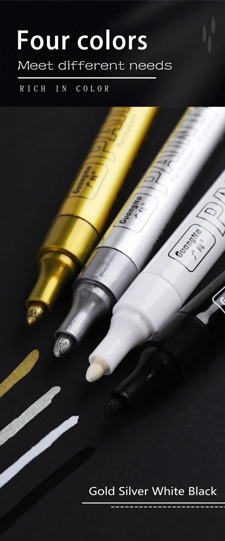 Metallic Paint Marker Pens