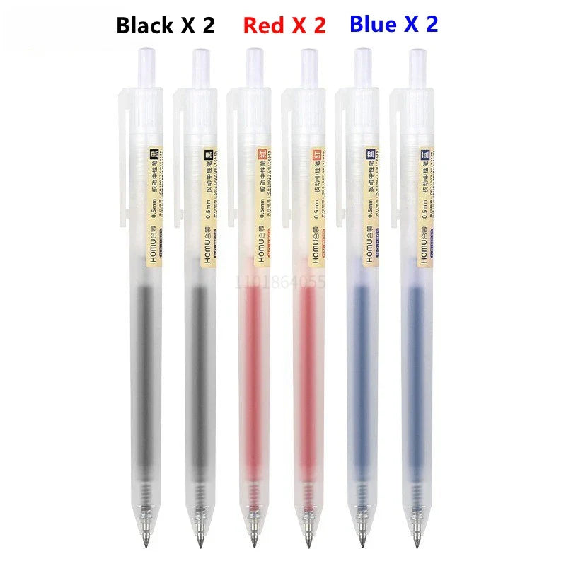 Retractable Gel Pens - 0.5mm Ballpoint Pens