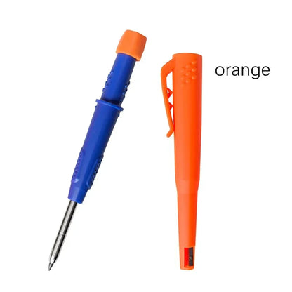 2-in-1 Solid Carpenter Pencil with Built-In Sharpener