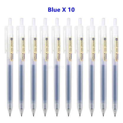 Retractable Gel Pens - 0.5mm Ballpoint Pens